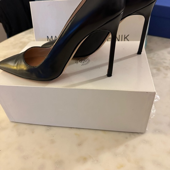 Manolo Blahnik 105mm kid point toe pump - like new - size 38.5 - Picture 4 of 9